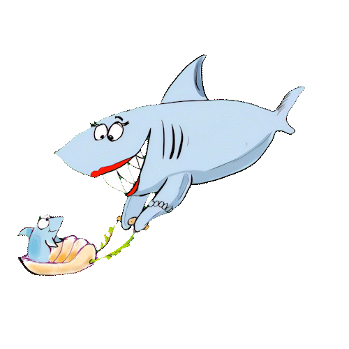 Baby Shark und Mama Shark